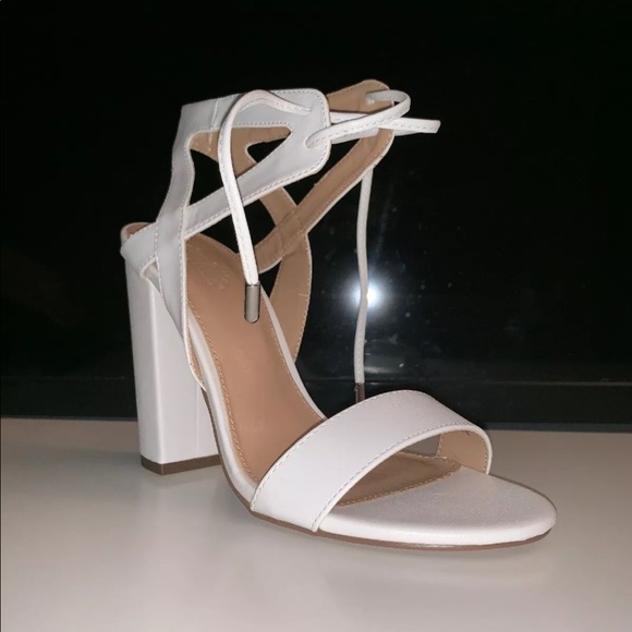 Charlotte Russe Shoes - White High Heels Size 7